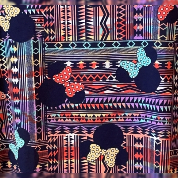 LaLaroe Mini Mouse Short Sleeve Size Small Top - Picture 3 of 3